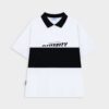 POLO CROSS - ITALICS / WHITE - BLACK COLOR